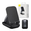 Baseus telefonihoidja Seashell Series Folding Phone Stand, must