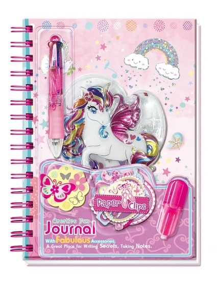 Pulio Pecoware Spiral Diary - Unicorn Rainbow
