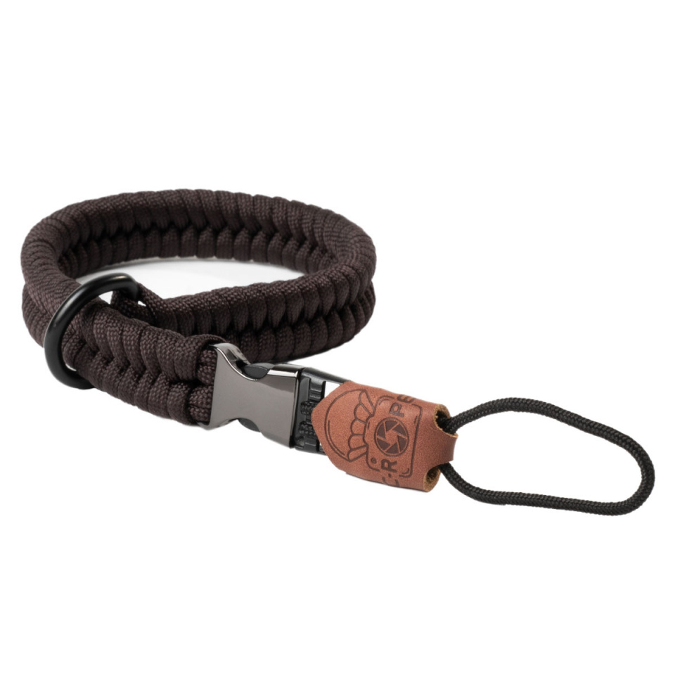 C-Rope Claw Paracord kaamera randmerihm, tume kohvivärv, 30 cm