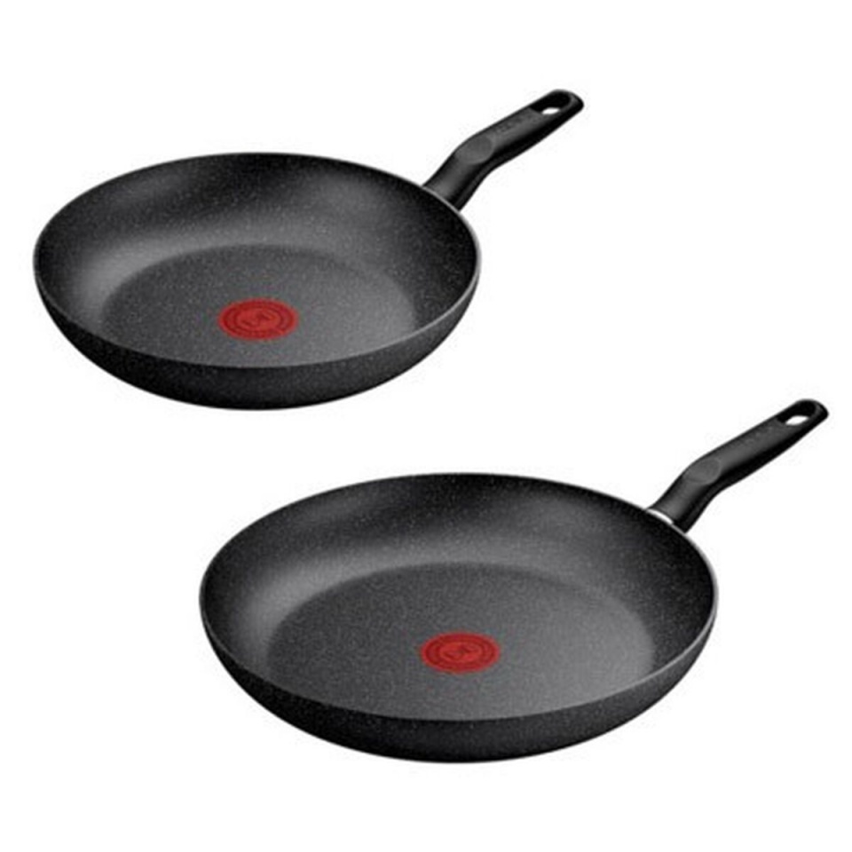 Tefal pann DARK ESSENTIAL must alumiinium Ø 24cm Ø 28cm 2 Tükid, osad 2 Ühikut