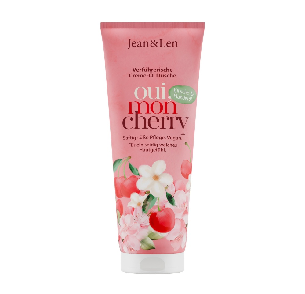 Jean&Len dušikreem-õli kirsi ja mandliõliga 250 ml