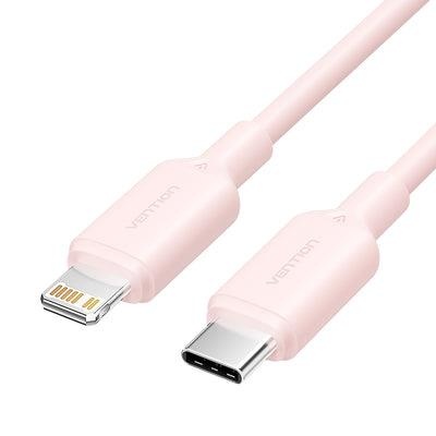 Vention laadimiskaabel Cable USB-c To Lightning 2m roosa