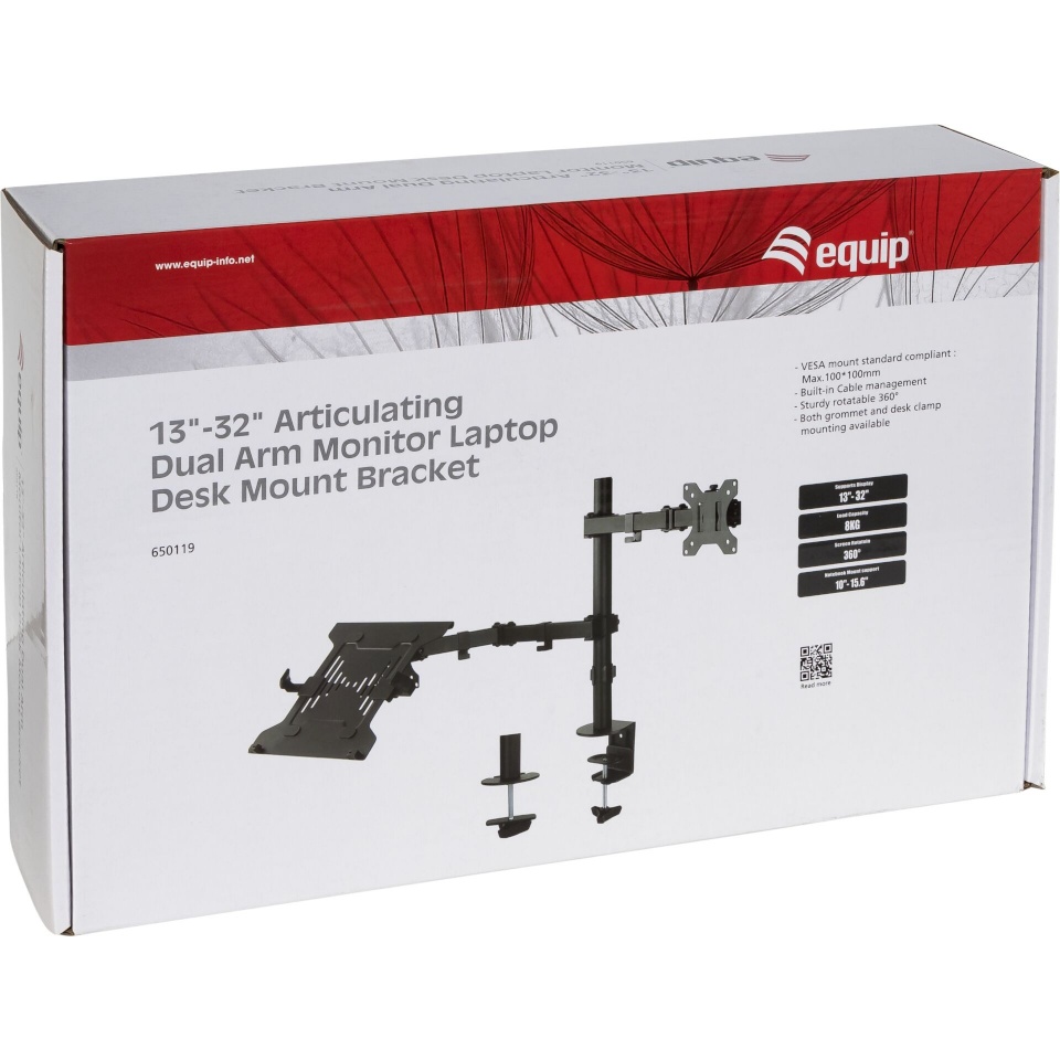 Equip monitori kinnitus Notebook shelf and monitor LCD desk mount