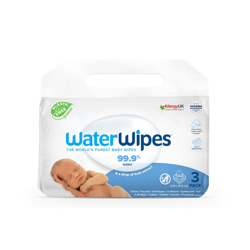 Water Wipes puhastuslapid beebidele, 3x48 tk., 420134