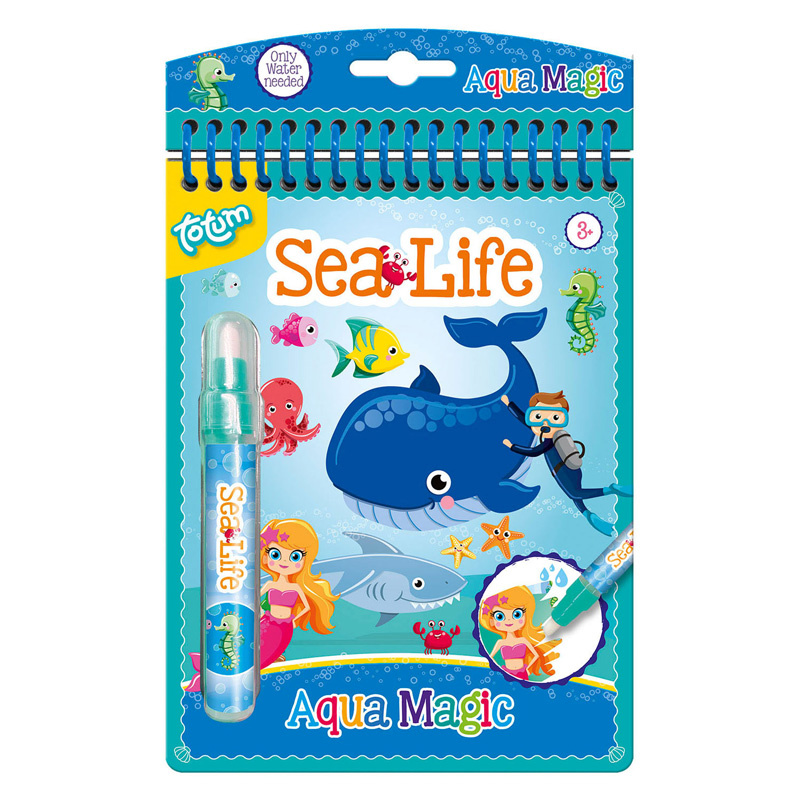 Totum loominguline joonistamiskomplekt Aqua Magic Sealife, 025790