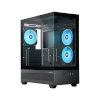 Chieftec korpus VISTA GT-01B-OP (must, Tempered Glass x 2)