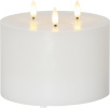 Star Trading LED-lauaküünal Flamme LED Table Candle, 13cm, valge