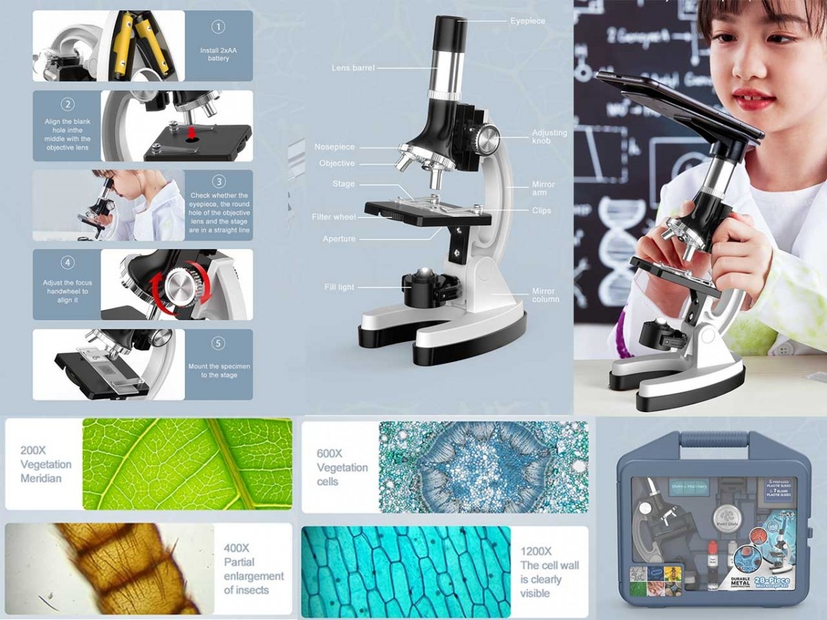 Madej Microscope in suitcae