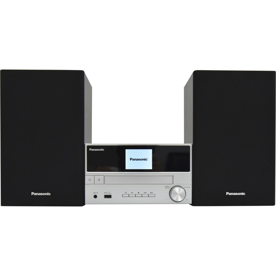 Panasonic muusikakeskus SC-PM302E-S hõbedane
