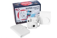 Fujifilm polaroid kaamera Instax mini 11 Big Bundle Ice White, valge (kaamera + kaamerakott + album) 