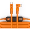 Tether Tools TetherPro USB-C auf USB-C rechter Winkel oranž 9,4m