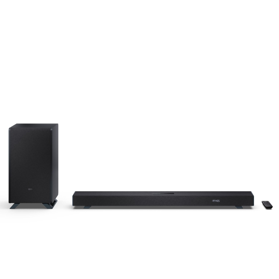 Sharp kõlar HT-SBW53121(BK) Q 3.1.2 Dolby Atmos/ DTS:X Soundbar with Wireless Subwoofer, must |