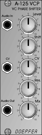 Doepfer A-125 pingega juhitav faasilüliti Eurorack moodul