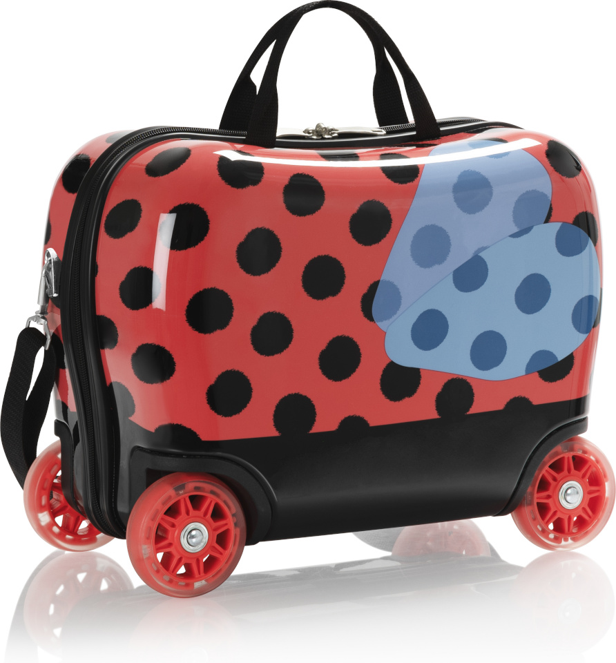 Heys laste kohver Kids Ride-On, lepatriinu