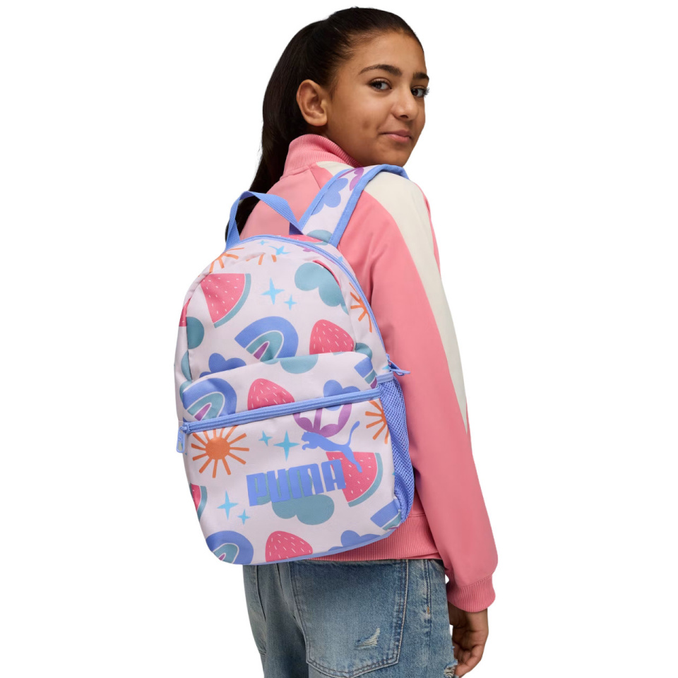 Puma seljakott Phase Aop Small roosa-violetne 91324 10