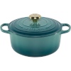 Le Creuset malmpott Signature Round Roasting Pan, 24cm, Blue Riviera, sinine