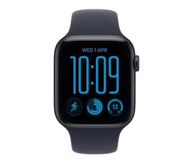 Apple nutikell Watch SE 3 GPS, 40mm Midnight Aluminium Case, Navy Sport Band - S/M