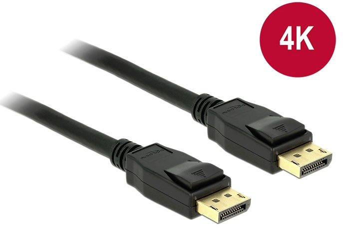 Delock kaabel Displayport 1.2 male > Displayport male (19pin) 4K 2m