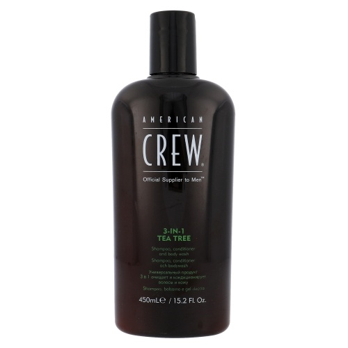 American Crew šampoon 3in1 Tea Tree 450ml, meestele