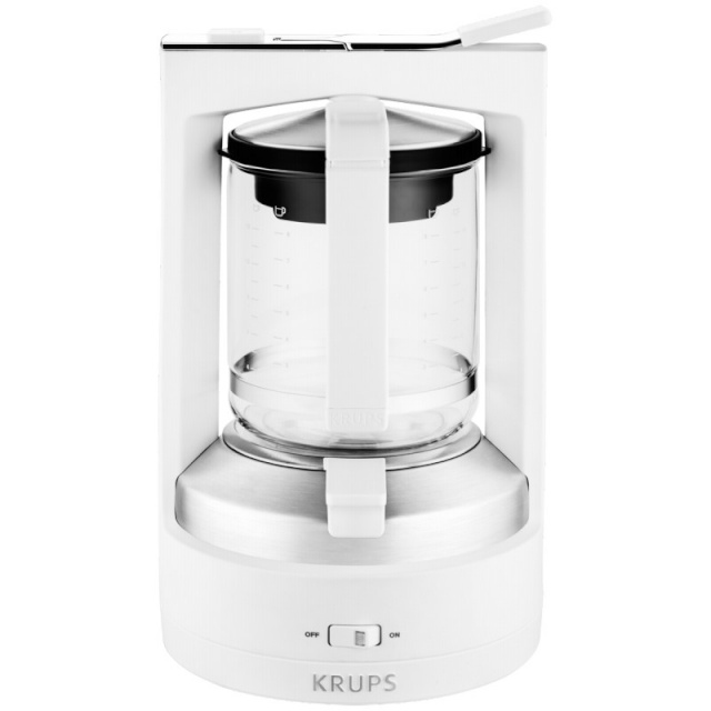 Krups filterkohvimasin T8.2 KM 4682 valge/hõbedane