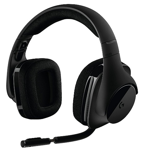 Logitech kõrvaklapid G533 Wireless 7.1 Surround Gaming Headset