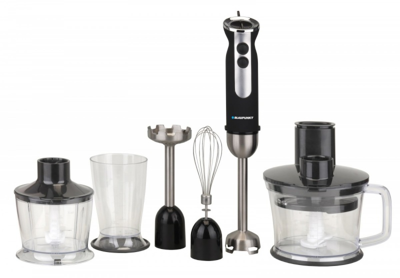 Blaupunkt saumikser HBD801BK 1000W must, Transparent