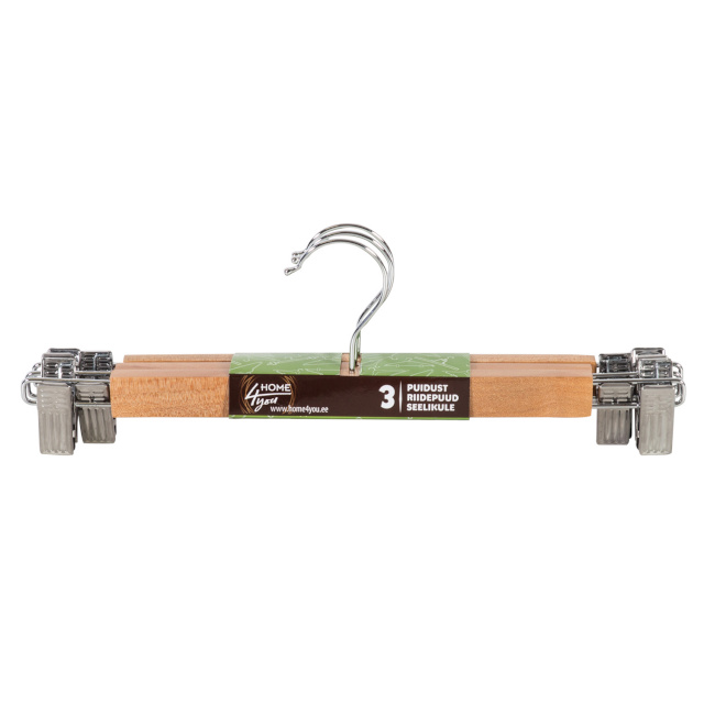 Riidepuud seelikule 3tk/komplektis, puit, naturaalne