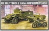 Academy liimitav mudel M3 Half Track and 1/4 Ton Amphibian Vehicle