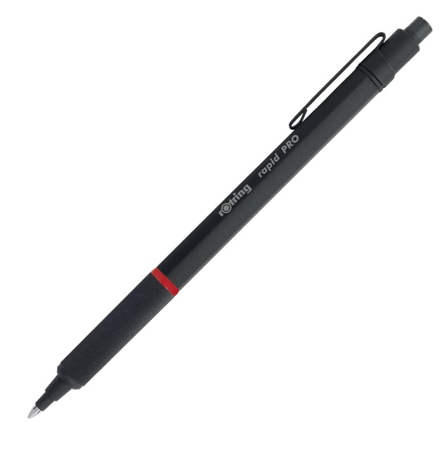 Rotring pastapliiats Rapid Pro Ballpoint Pen Matt must with Refill M-sinine
