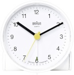 Braun äratuskell BNC 001 Alarm Clock valge