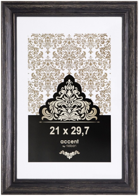 Nielsen Design pildiraam Accent Vintage 21x29,7 Wooden Frame must 3221103