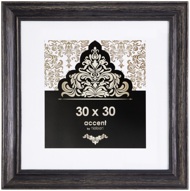 Nielsen Design pildiraam Accent Vintage 30x30 Wooden Frame must 3233103