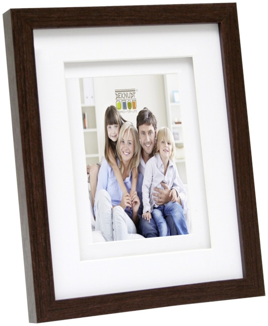 Deknudt pildiraam S65KQ1 pruun 15x20 Wooden Double Passepartout
