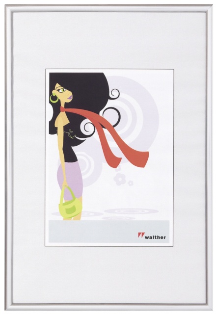 Walther pildiraam New Lifestyle 10x15 plastic frame hõbedane KV015S