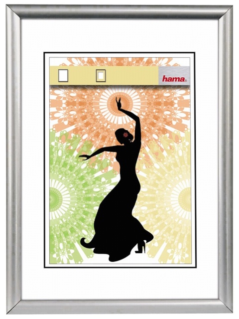 Hama pildiraam Madrid hõbedane 15x20 Plastic Frame 66634