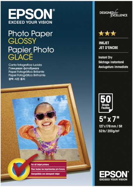 Epson fotopaber Photo Paper Glossy 13x18 cm 50 lk 200g