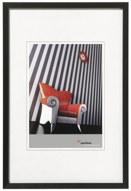 Walther pildiraam Chair 20x30 Aluminium must AJ030B