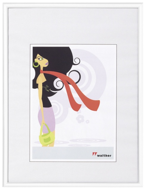 Walther pildiraam New Lifestyle 21x29,7 Plastic valge DIN A4 KV130W