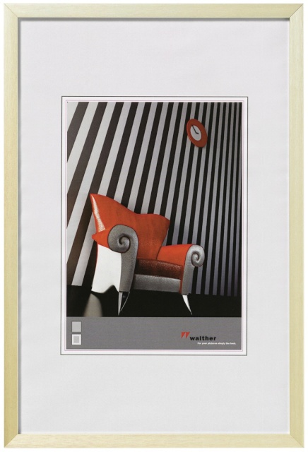 Walther pildiraam Chair 30x40 Aluminium Frame kuldne AJ040G