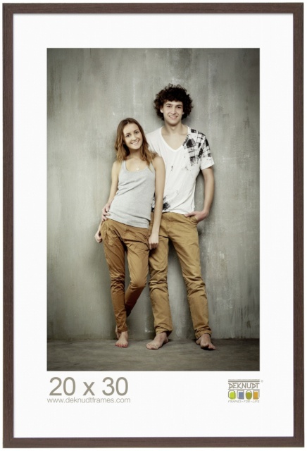 Deknudt pildiraam S44CH4 20x30 Wooden Frame dark pruun