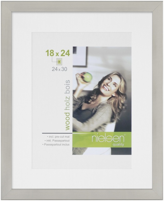 Nielsen Design pildiraam Apollo hõbedane 24x30 Wooden Frame 8988010