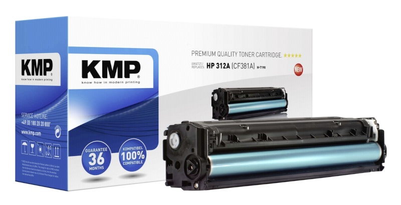 KMP tooner H-T190 tsüaan Asendustoode: CF 381 A