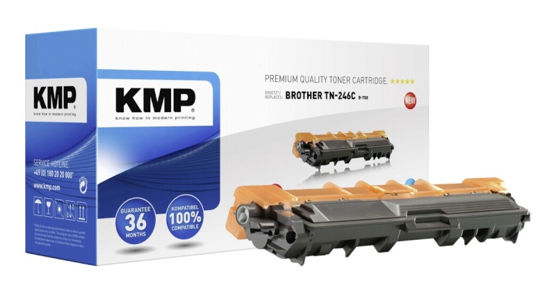 KMP tooner B-T58 tsüaan Asendustoode: TN-246 C