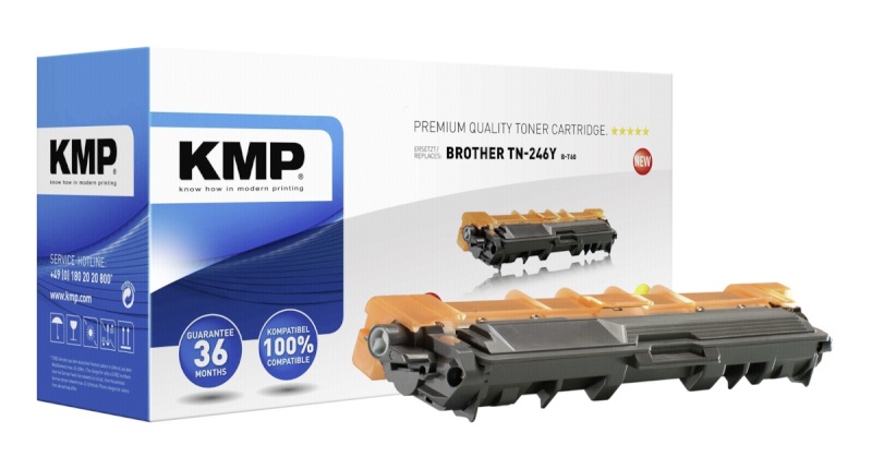 KMP tooner B-T60 kollane Asendustoode: TN-246 Y