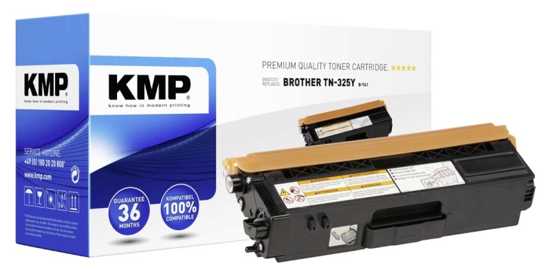 KMP tooner B-T41 kollane Asendustoode: TN-325 Y