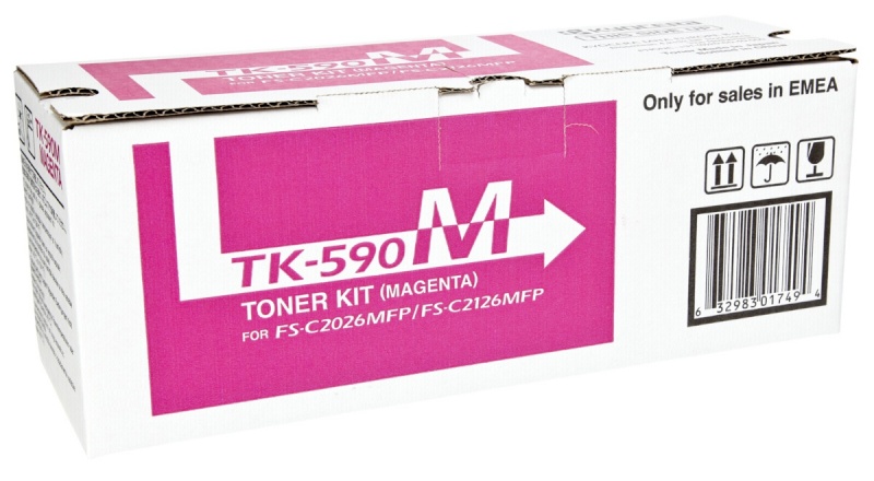 Kyocera tooner TK-590 M punane
