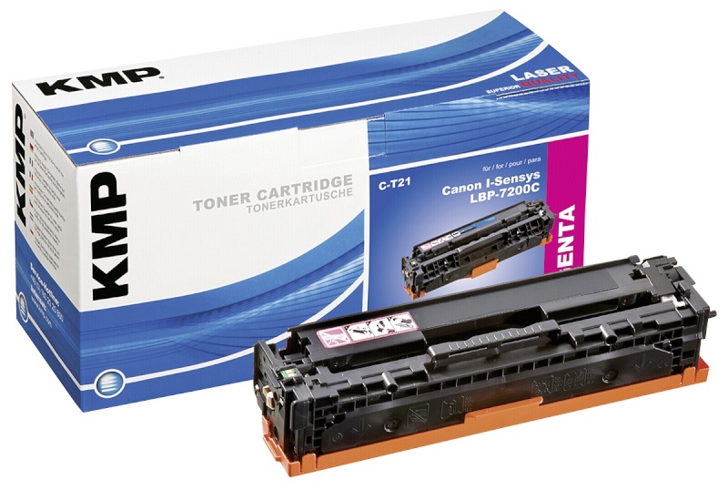 KMP tooner C-T21 magenta (Canon 718M)