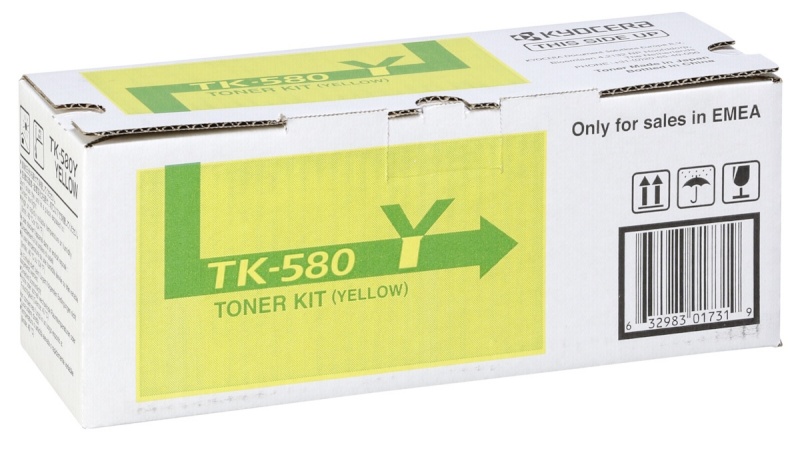 Kyocera tooner TK-580 Y kollane