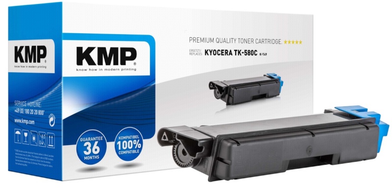 KMP tooner K-T49 tsüaan Asendustoode: TK-580 C