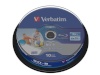 Verbatim toorikud BD-R 6x 25GB 10tk Cake Box DataLife Printable 43804